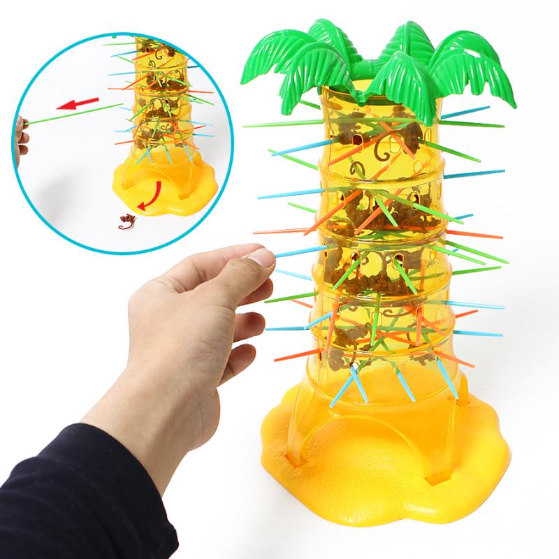 Table Game Toy for Family Party Multiplayer Tabletop Game Monkey Climbing Tree Toy Parent-Child Early Learning Educational