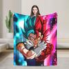 Флисовое одеяло-плед из аниме DBZ, одеяло для дома, офиса, супер теплое покрывало,