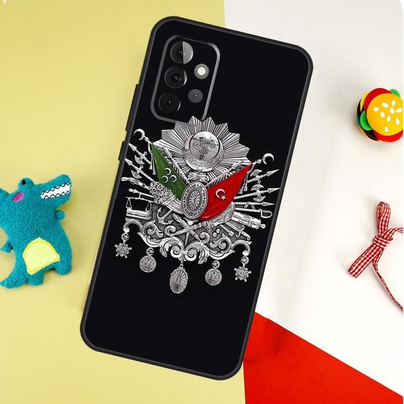 Герб Османской империи Чехол для телефона Samsung Galaxy A53 A33 A13 A54 A34 A14 A55 A35 A15 A05 A06 A16 A22 A32 A52