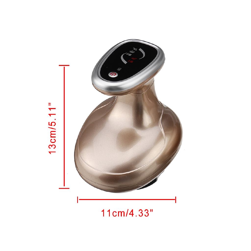 Электрический скребковый инструмент Meridian Dredge, лимфодренажная всасывающая массажная щетка, домашняя всасывающая машина для банок тела