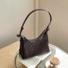 Genuine Leather One Shoulder Underarm Bag Minimal Wind Plant Tanned Soft Cowhide Dumpling Bag Crossbody Bag
