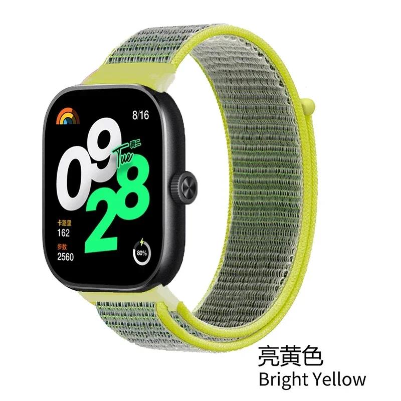 Nylon Loop Strap for Xiaomi Redmi Watch 4/Mi Band 8 Pro Band Breathable Replaceable Wristband Smart Watch Belt Sports Correa NFC