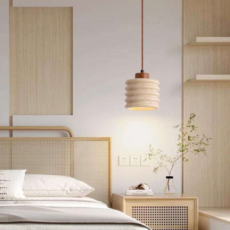 Nordic Yellow Travertine Terrazzo Люстра Ресторан Молочный Чай Магазин Кафе Бар Цемент ЛОФТ Квартира Индустриальный стиль