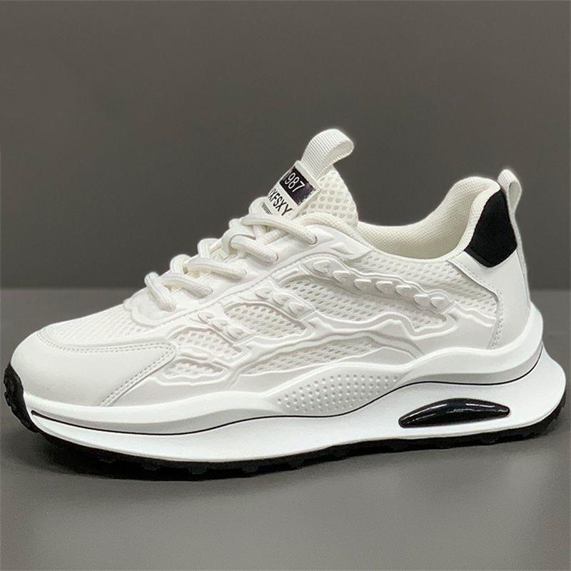 Men's shoes new summer breathable mesh white shoes casual men's light luxury mesh men's shoes