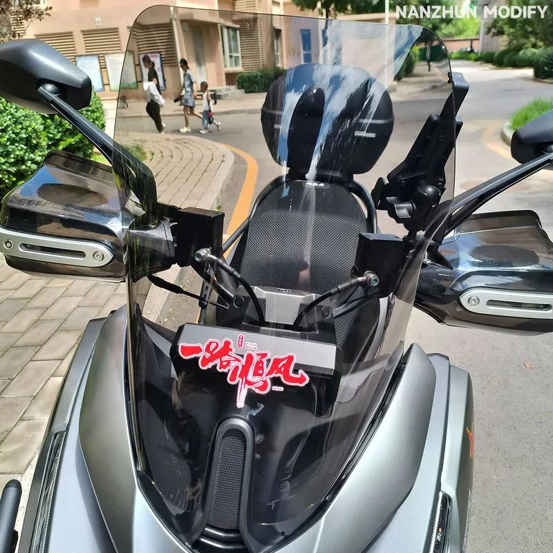 For SYM JET 14 EVO 125 150 200 Motorcycle Accessori Windshield Windscreen Visor Wind Screen Deflector Kit