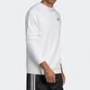 Adidas Спортивный свитер с принтом трилистника Originals, мужской топ, белый цвет DV1599
