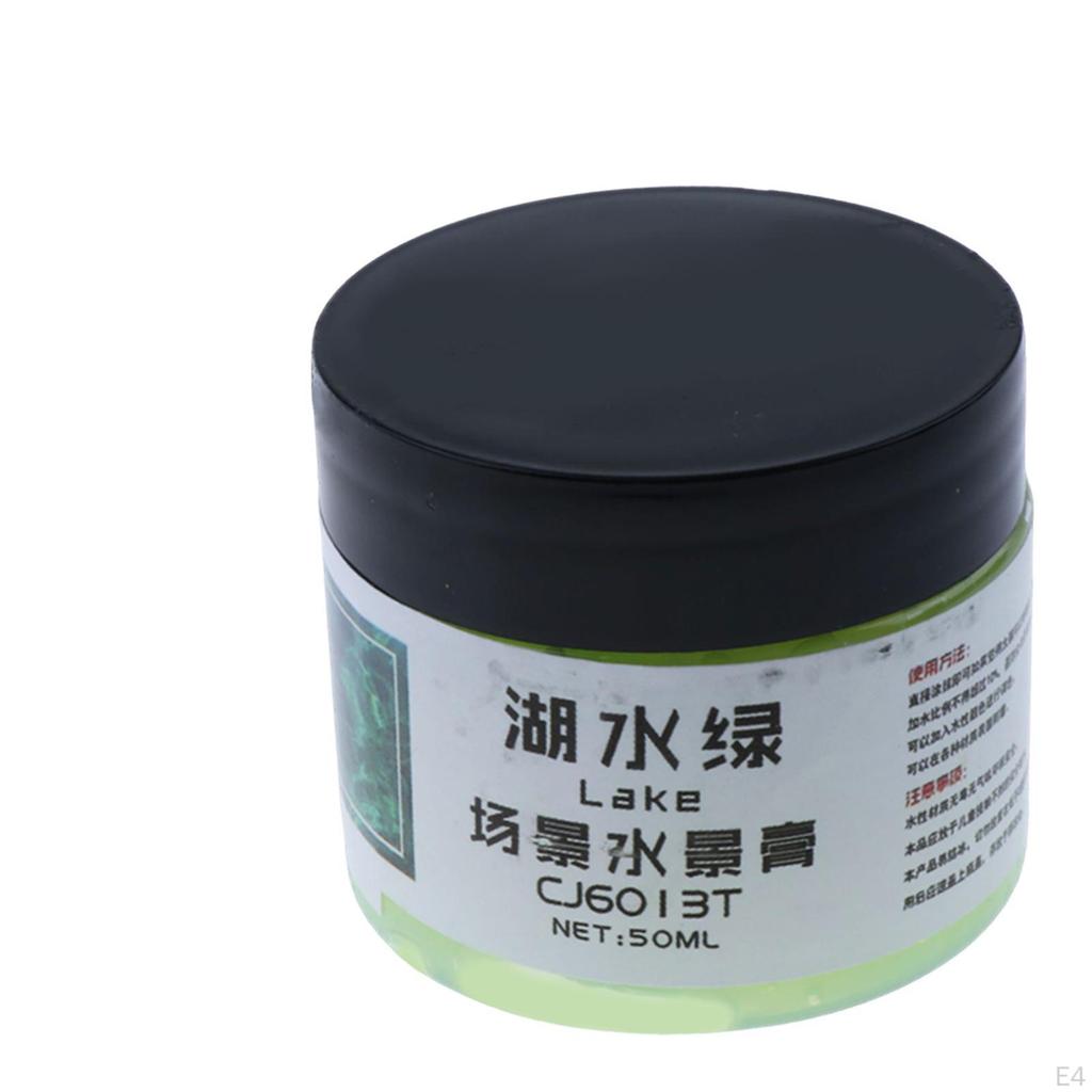 Моделирующая паста для диорам DIY Пейзаж Декорации Портативный Прочный Поделки Легкий Симуляция Воды