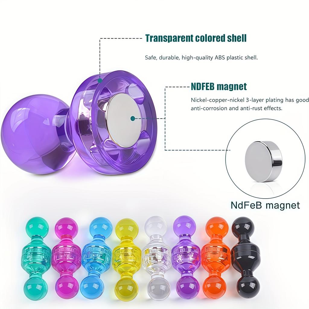 50 шт. Красочные Практичные Круглые Магниты, Подходят для Фотографий на Холодильник, Заметок, Магнитов для Белой Доски, Офисных Магнитов, Магнитов для Карты