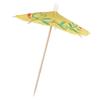 20pcs Handle Bar Cocktail Decor Mixed Color Mini Umbrella Toothpicks Parasol Snack Cocktail
