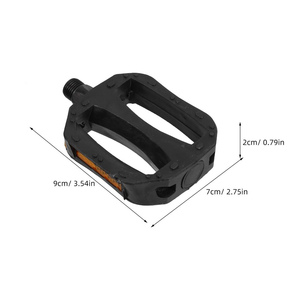Sosoport Children's Bicycle Pedals Made of Non-Slip Plastic, Wide Compatibility,