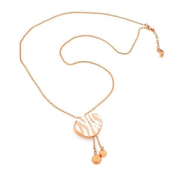 Collier - Folli Follie - 3N1T008RW - Acier inoxydable - 35 cm - Couleur Rosé