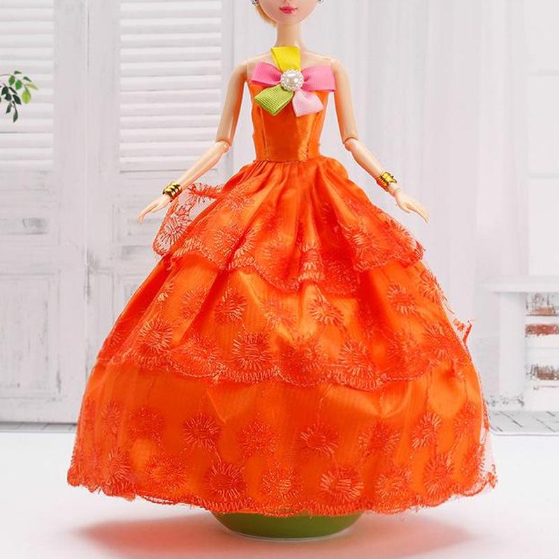 30 см, коллекция мини-кукол, одежда для девочек, игрушка, 3D, большие глаза, BJD, полная одежда принцессы, коллекция платьев, детская кукла, подарок