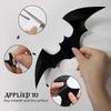 Coogam Halloween 3D Bats Decoration, 60PCS 4 Sizes Realistic PVC Scary Bats Window Decal Wall Stickers for DIY Home Bathroom Indoor Hallowmas