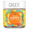 OLLY Hello Happy, Gummy Worms, Tropical Gong, 60 Gummies