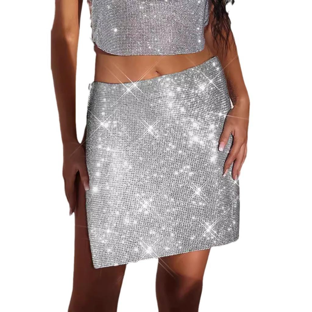 Одежда новая eba сексуальная юбка со стразами