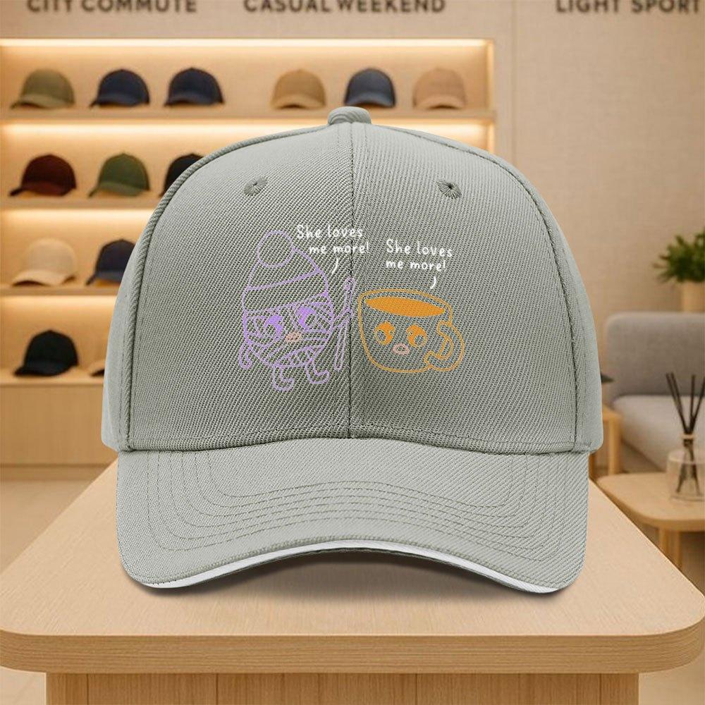 Crochet Yarn Coffee Lover Meme Baseball Cap Funny Graphic Polyester Casual Adjustable Adult Hat