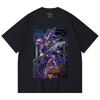 Хлопковая футболка унисекс 230 г/м² 100% хлопок, принт Yu-Gi-Oh V5 Mago Oscuro, тяжелый хлопок