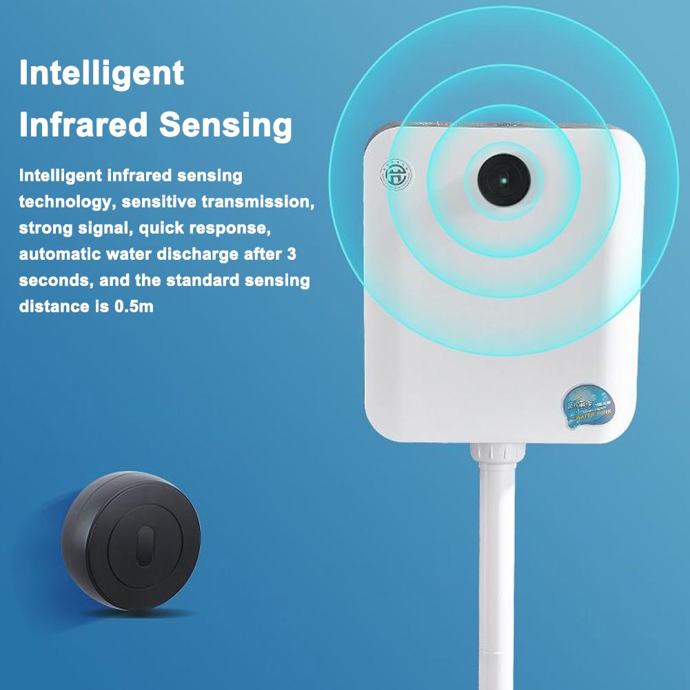 Touchless Sensor Toilet Flusher Kits Lavatory Bidet Push Button Automatic Flush Sensor Home