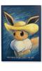 POKEMON Обложки карт Pokemon Center x Van Gogh Eevee, вдохновленные автопортретом Гога из Van Center Museum (65 штук)