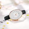 Minimalist Oval Women Watches Simple Elegant Ladies Wrist Watch Quartz Leather Female Clock Reloj Mujer Relogio No Bracelet