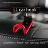 Creative Alloy Car Hook: Invisible Seat Back Storage for Car Interior.