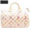 LOUIS VUITTON 2008 model M95751 Monogram Watercolor VVN Speedy 30 Boston Backpack Boston bag Bron (White)Used