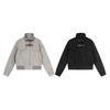Unisex Suede Leather Jacket Stand Collar Casual Short Outerwear Youth Loose Fit Moto Style