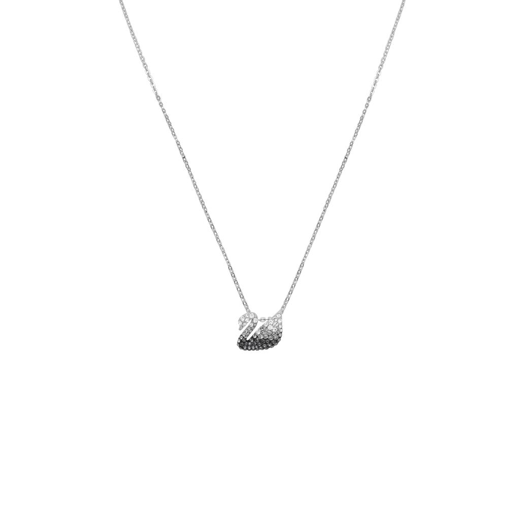 Swarovski Иконичное Черно-белое Градиентное Ожерелье Лебедь Женское ожерелье 5614118