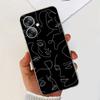 For Xiaomi Poco M6 5G Case Stylish Painted Cover Clear Silicone Phone Case For Xiaomi Poco M6 Pro M6Pro PocoM6 Soft Cover Bumper