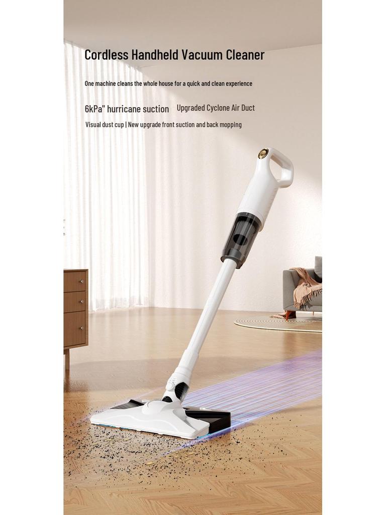 Мощный беспроводной ручной пылесос с функцией удаления клещей