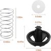 Coffee Replacement Brew Basket Spring Loaded Stopper Kits For Decker Hamilton coffee maker parts and Mr. Coffee Black, Compatible with majority 4-12