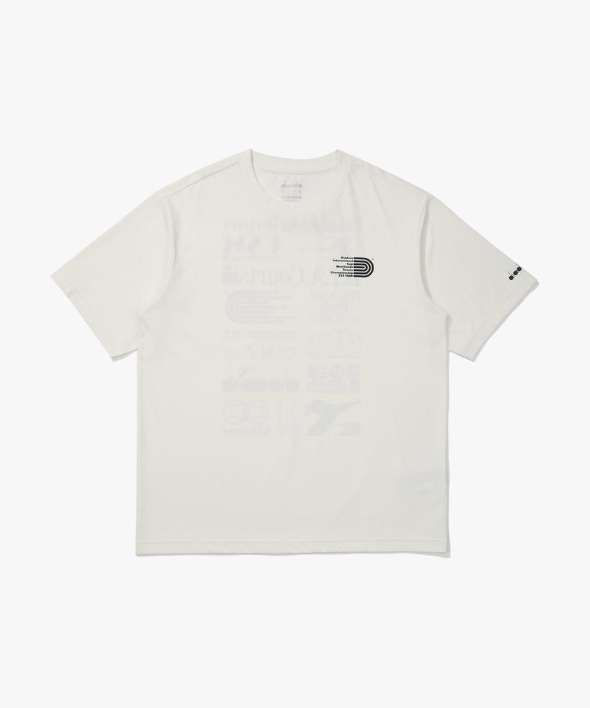 diadora Airtex Dta Short Sleeve T-Shirt Off White