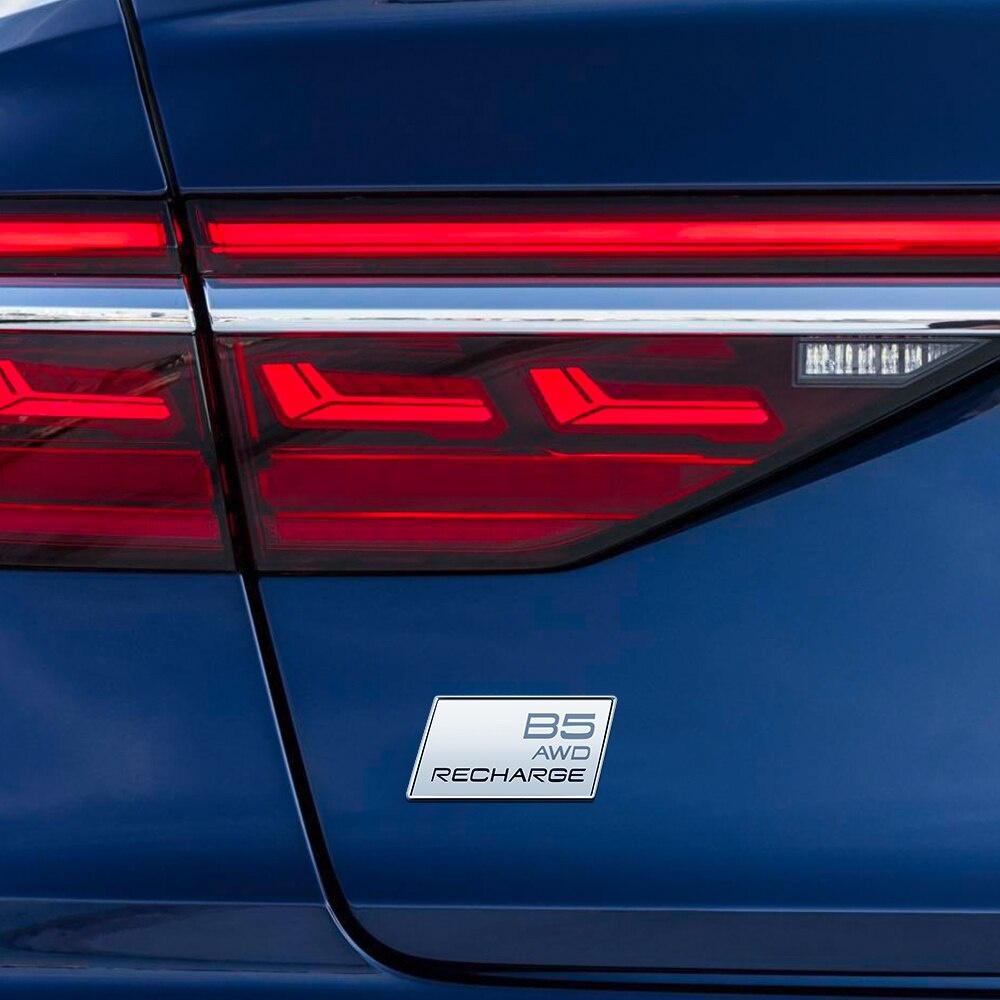 Наклейка с логотипом AWD RECHARGE, багажник автомобиля, эмблема, значок, наклейка для XC60 XC90 XC70 XC40 S80 S90 S60 S70 V90 V60 V40 T3 T4 T5 T6 T8 B5 B6
