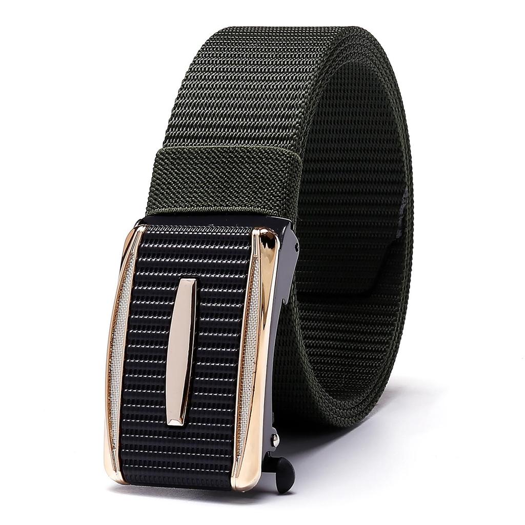 New Unisex Canvas Tactical Belt - No Metal Buckle, Woven Design, Ideal for Military Training.