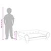 Kids Sofa Blue 70x45x26 cm Velvet