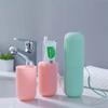 Portable Travel Toothbrush Box With Mouthwash Cup Convenient Brushing Cup And Toothwash Tooth Cylinder For Bathroom Essentials