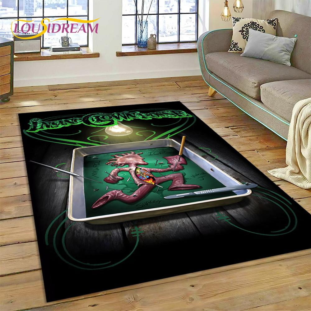 Insane Clown Posse Icp Джагло Рэп Метал Ковер Коврик для Спальни Гостиной Дома Декорация для Дивана, Детский Большой Декор Напольный Коврик