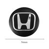 CKBSX1 4Pcs Aluminum Car Wheel Hub Cap Stickers Emblem Accessories For Honda Pilot Odyssey Civic HR-V Prologue ZR-V Passport Fit Freed