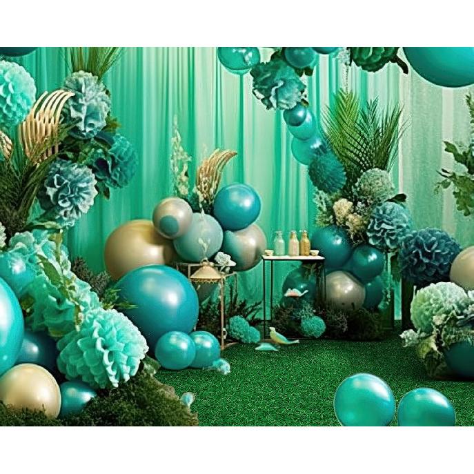 Timgle Disposable Grass Plastic Carpet Runner Indoor Outdoor Faux Grass Rug for Floor Patio Lawn Balcony Birthday Wedding Theme Prom Decor(3.28 x