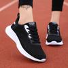 2024 Hot-selling Trend New Sports Women's Shoes Round Head Lace-up Fly-woven Casual Shoes Comfortable Travel Shoes Women's Daily