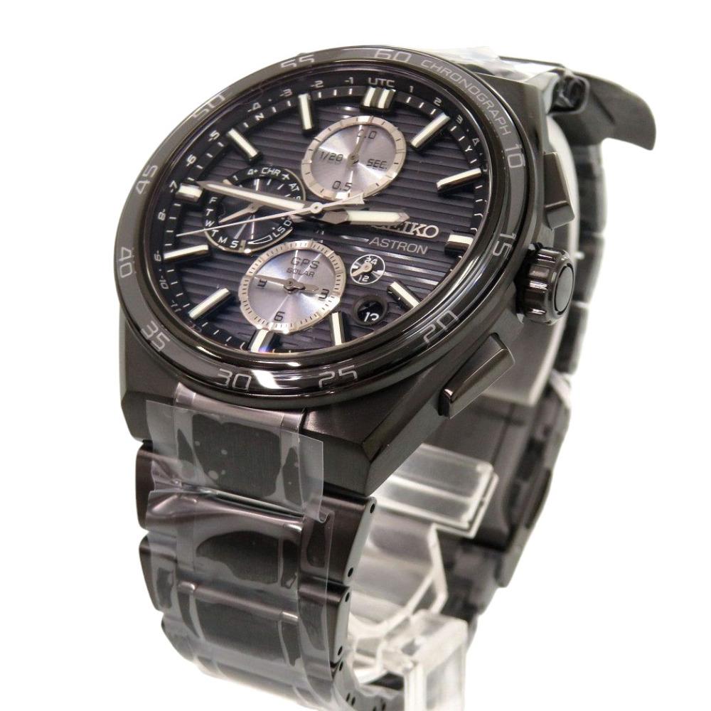 Б/У ОРИГИНАЛЬНЫЕ SEIKO SBXC179 5X83-0AP0-1 Astron Черный титан GPS Солнечные наручные часы