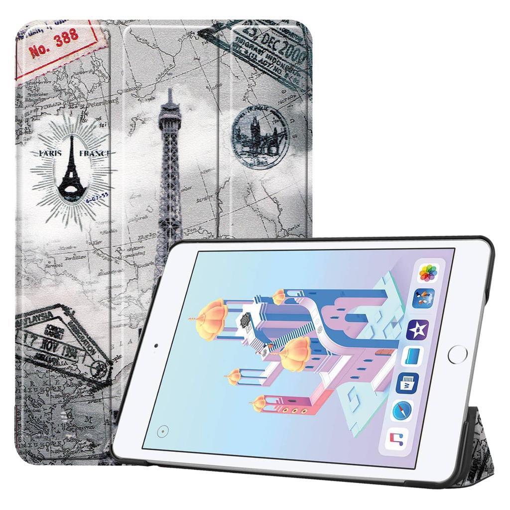Чехол для iPad Mini 4 5 7.9'' с [Трехстворчатой подставкой + Автоматическим включением/выключением], Цветной Премиальный чехол из PU-кожи, Ударопрочный Жесткий корпус