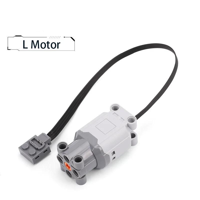 Remote Control Electric Motor Car Set Battery Box/ Switch /Led Light/ Power Function Moc Building Blocks Motor Toys For Kids