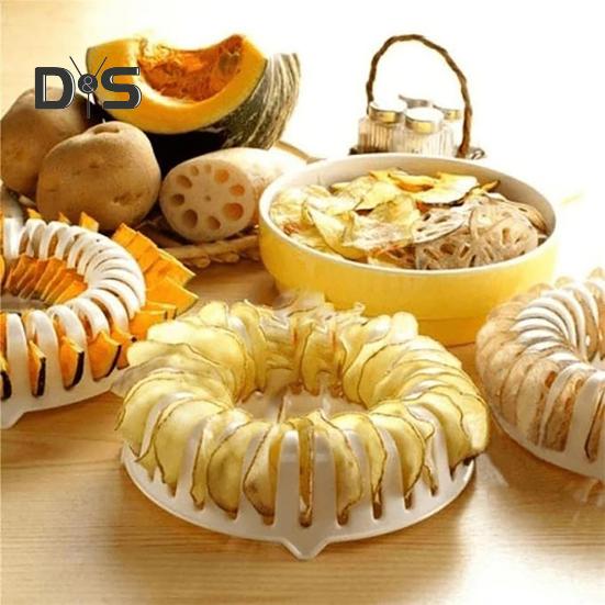 3 шт./компл., удобный лоток для картофельных чипсов, безмасляный практичный прибор для изготовления хрустящих чипсов, слайсер, противень для выпечки, инструмент