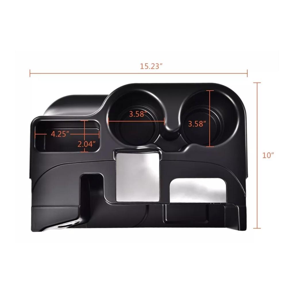 Center Console Cup Holder Matte Black For Dodge Ram 1500 2500 3500 2003-2012