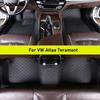 Car Floor Mats For VW Atlas Teramont Auto Carpets Foot Coche Accessorie