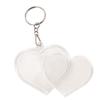 CTOP 2 Transparent Acrylic Heart Keychains