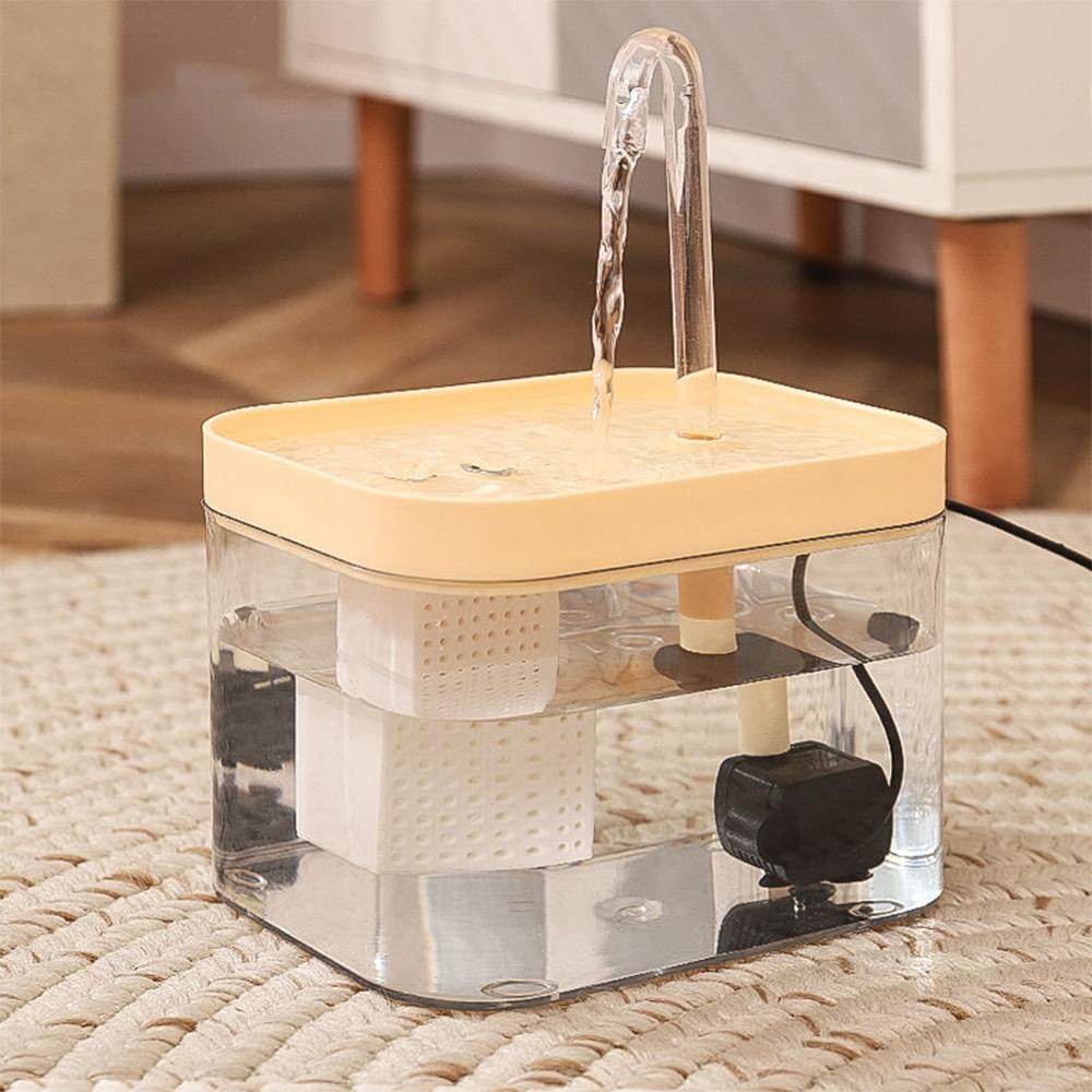 Transparent Cat Drinking Fountain Automatic Circulating Live Water Drinking Basin Dog Smart Drinking Fountain Pet Supplies