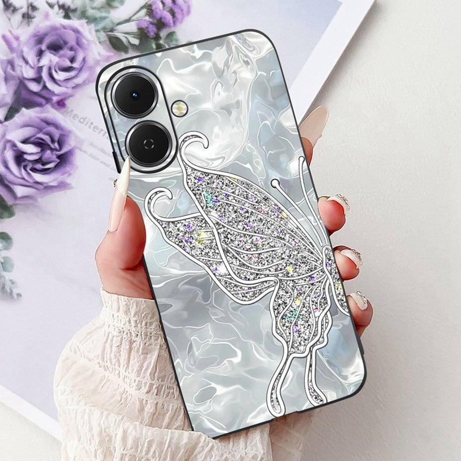 Cute Painting Phone Case For Tecno Spark Go 2 2025 Soft Silicone TPU Back Cover For Tecno Spark Go2 KM4 Cases Bumpers
