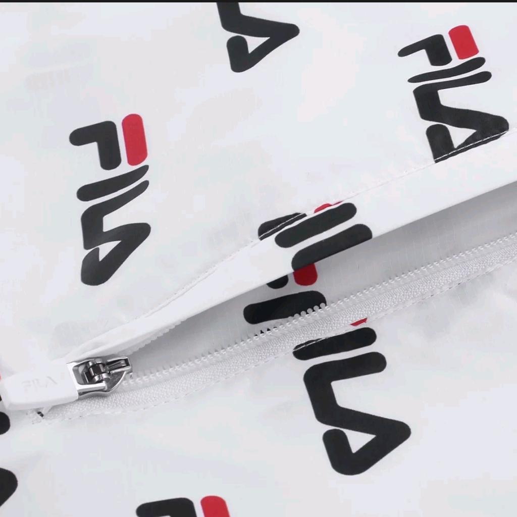 Fila Оригинальная модная удобная универсальная куртка с капюшоном свободного кроя с принтом дышащая мужские куртки F11M828711F-WT
